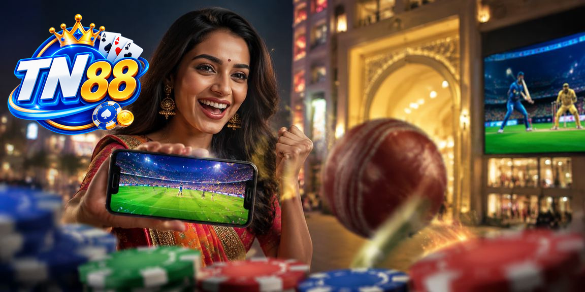 Dealer shuffling Andar Bahar cards